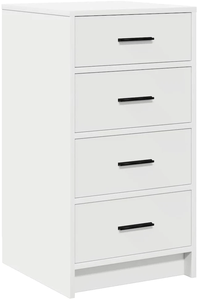 Makiažo stalas 3 vnt. Balta 78,5 x 41 x 135 cm Apdirbta mediena