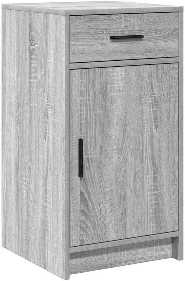 Makiažo stalas 3 vnt. Pilka 78,5 x 41 x 135 cm Apdirbta mediena