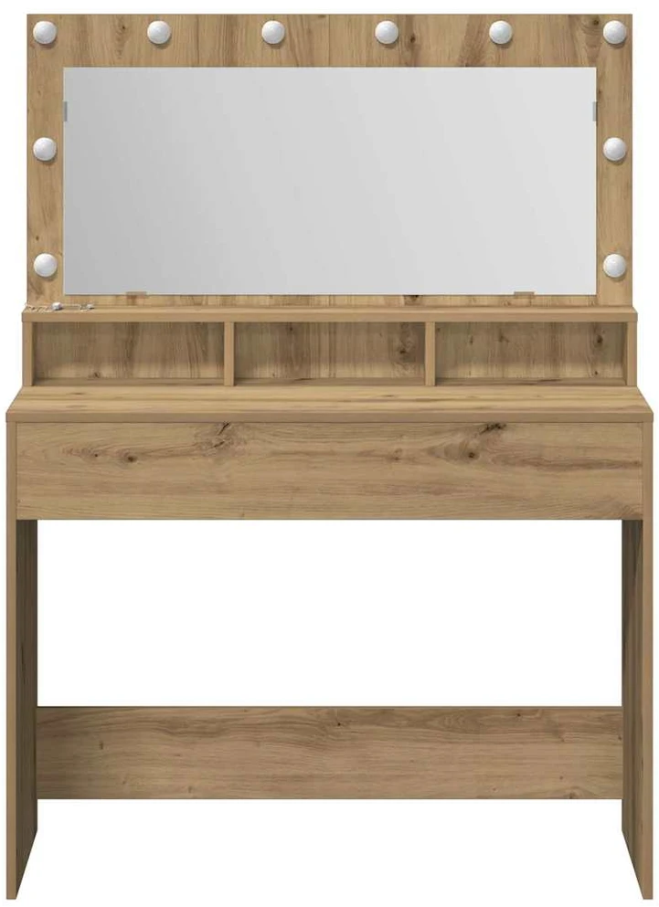 Makiažo stalas Amatininkų ąžuolas 100 x 41 x 135 cm