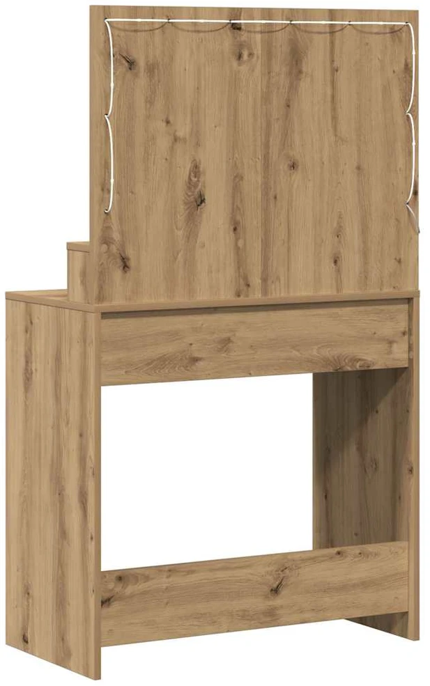 Makiažo stalas Amatininkų ąžuolas 75,5 x 41 x 135 cm