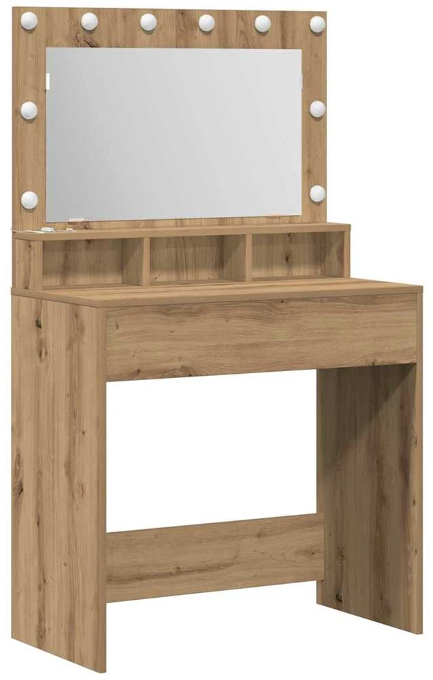 Makiažo stalas Amatininkų ąžuolas 75,5 x 41 x 135 cm