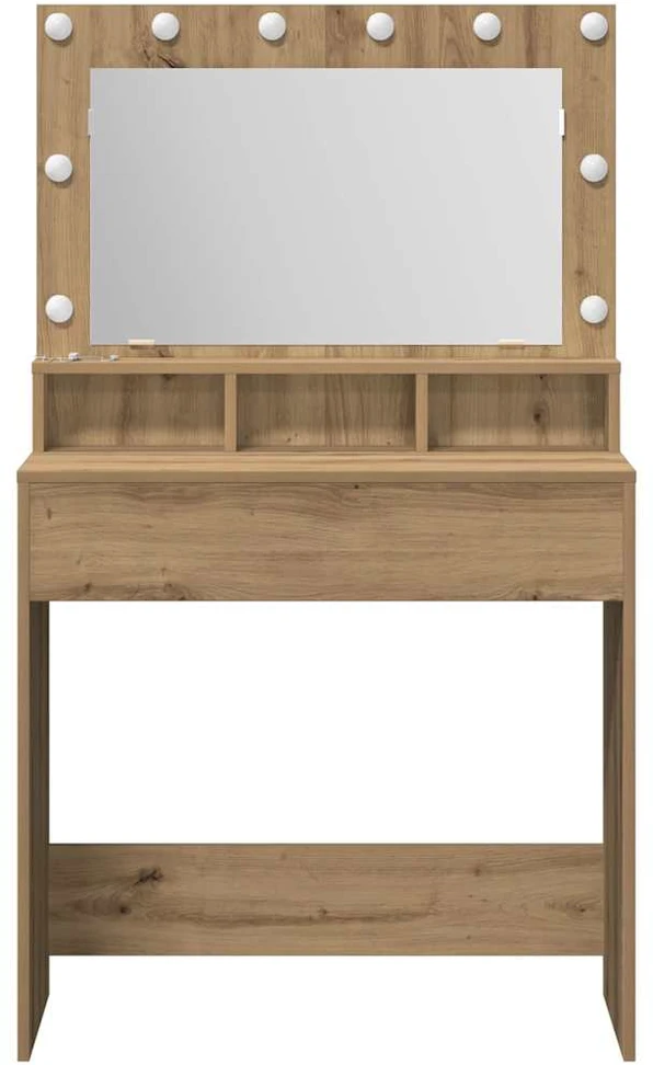 Makiažo stalas Amatininkų ąžuolas 75,5 x 41 x 135 cm