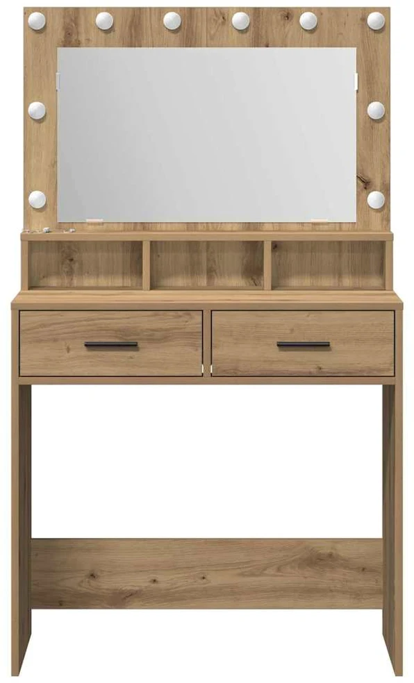 Makiažo stalas Amatininkų ąžuolas 79 x 41 x 135 cm