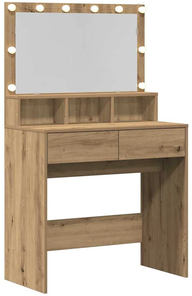 Makiažo stalas Amatininkų ąžuolas 80 x 41 x 134,5 cm