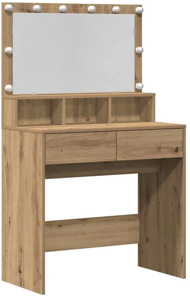 Makiažo stalas Amatininkų ąžuolas 80 x 41 x 134,5 cm
