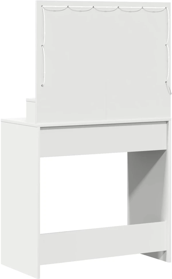 Makiažo stalas Balta 78,5 x 41 x 135 cm Apdirbta mediena