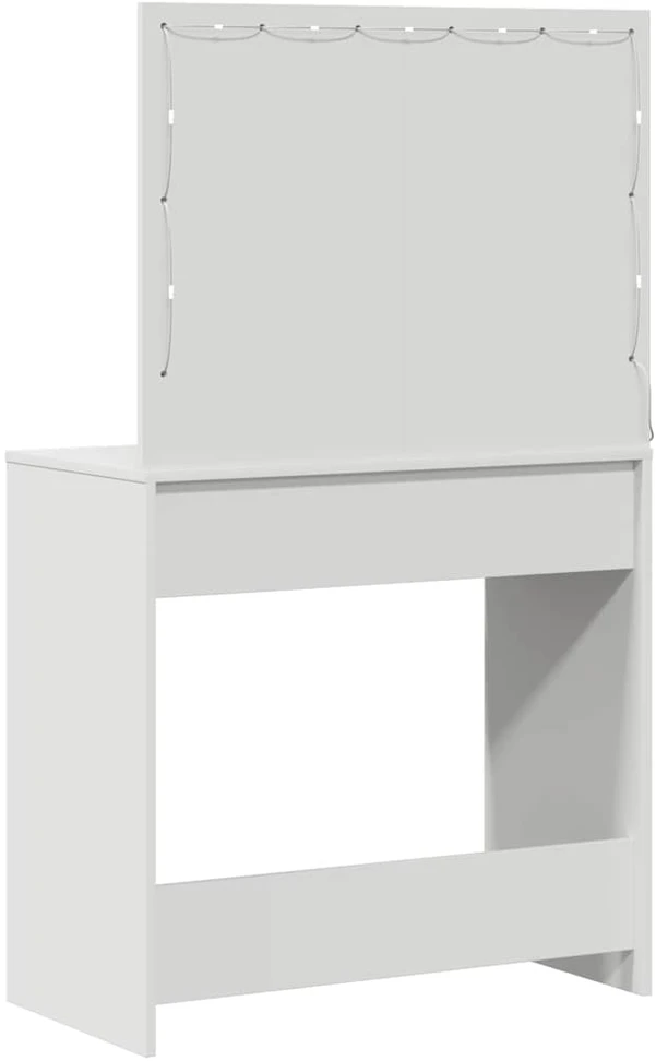 Makiažo stalas Balta 78,5 x 41 x 135 cm Apdirbta mediena