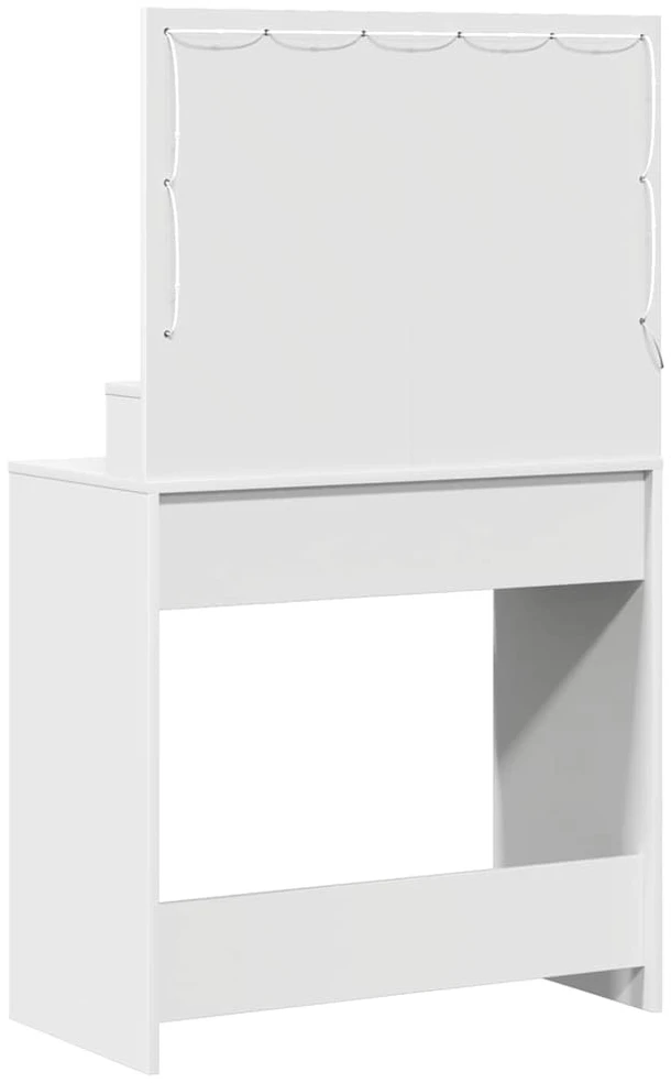 Makiažo stalas Balta 79 x 41 x 135 cm Apdirbta mediena