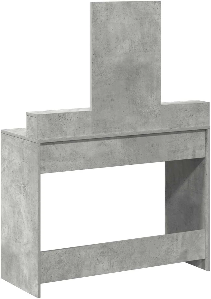 Makiažo stalas Betono pilka 100 x 41 x 140 cm Apdirbta mediena