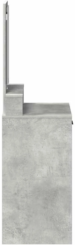 Makiažo stalas Betono pilka 50 x 41 x 140 cm Apdirbta mediena