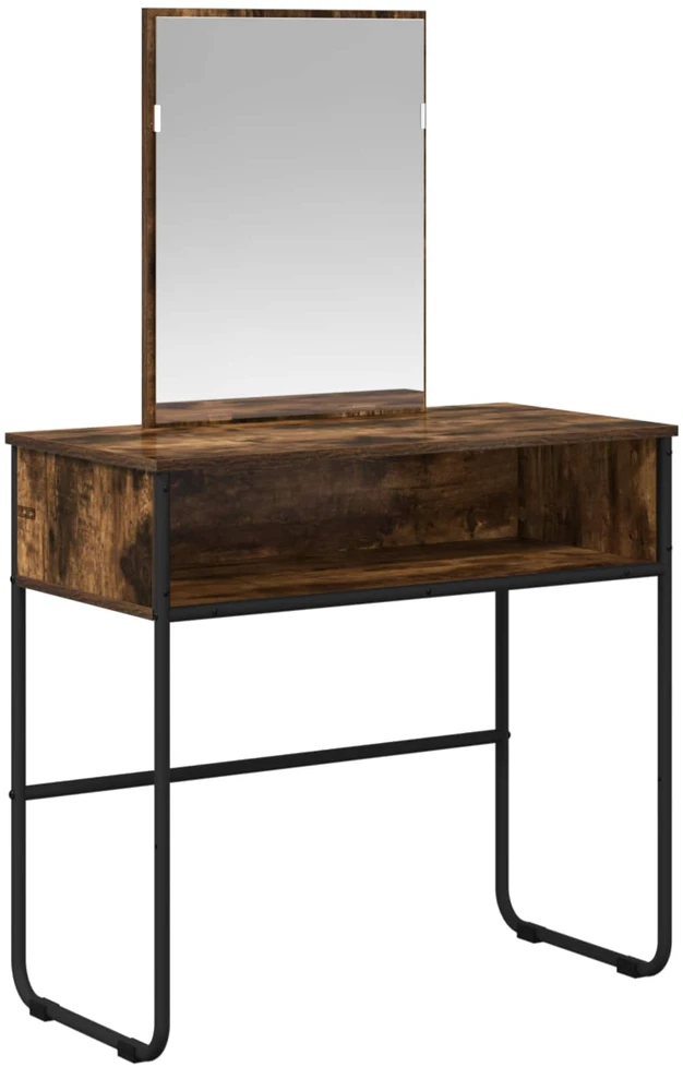 Makiažo stalas Dūminio ąžuolo 81 x 40 x 131 cm Apdirbta mediena