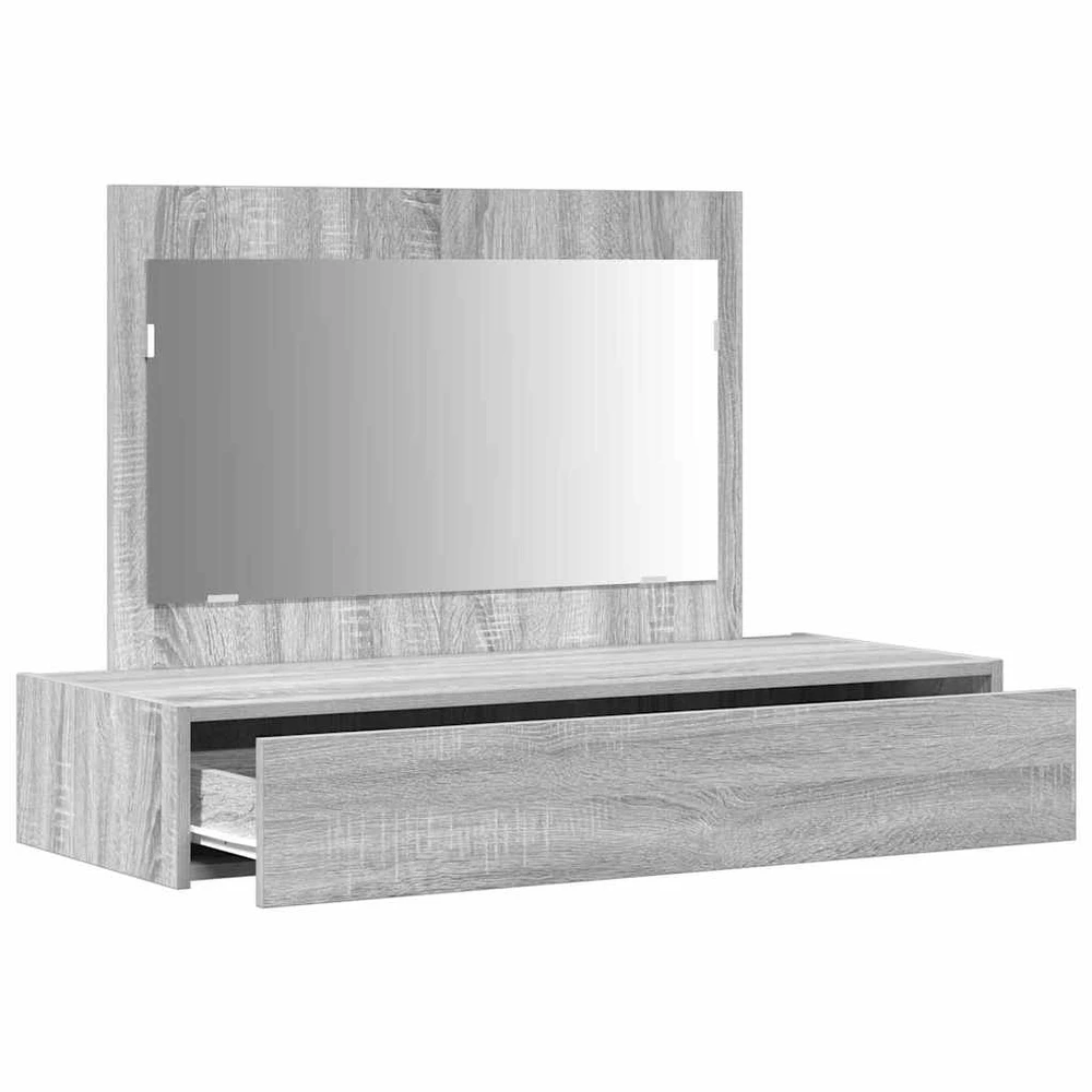 Makiažo stalas Pilka 100 x 40 x 70 cm Apdirbta mediena