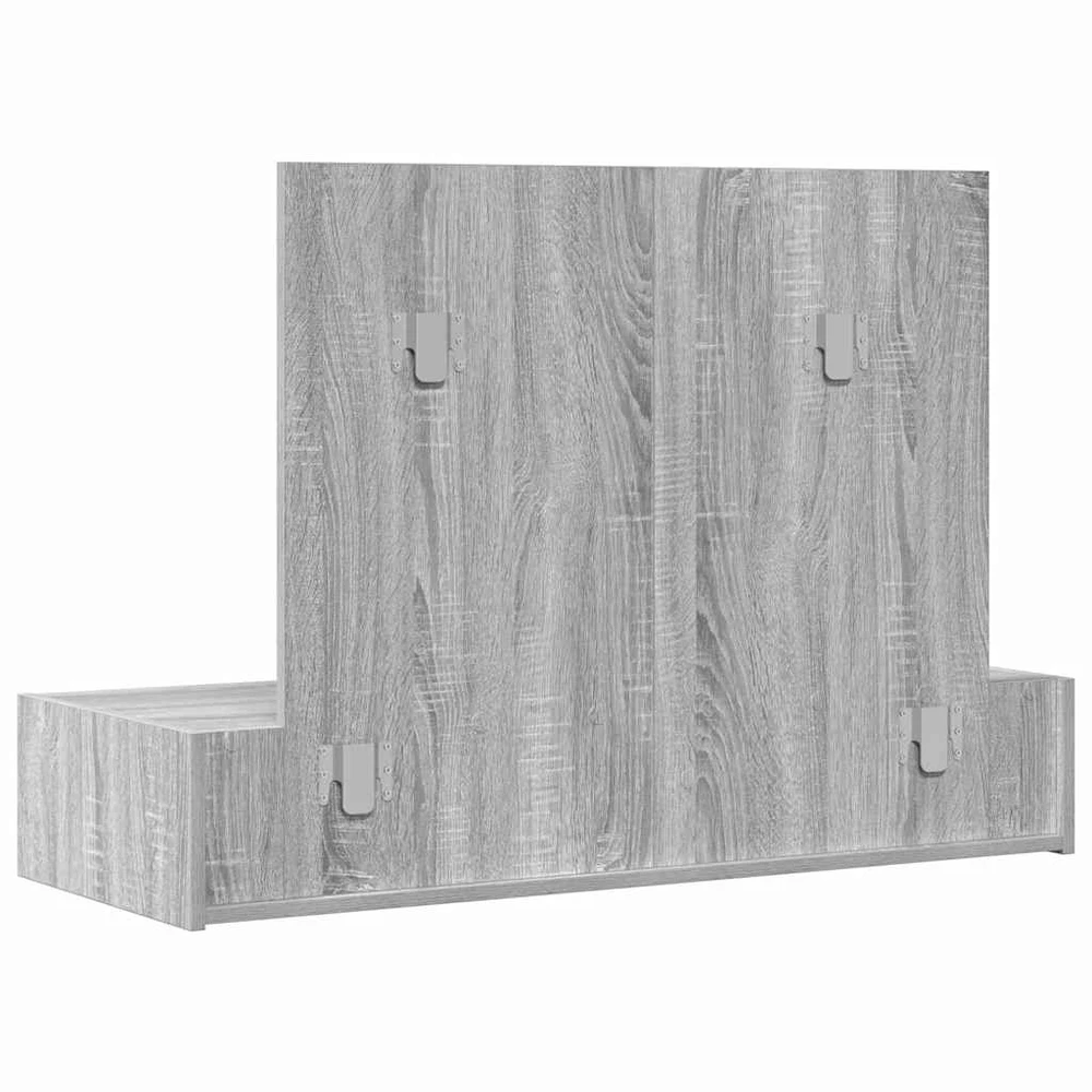 Makiažo stalas Pilka 100 x 40 x 70 cm Apdirbta mediena