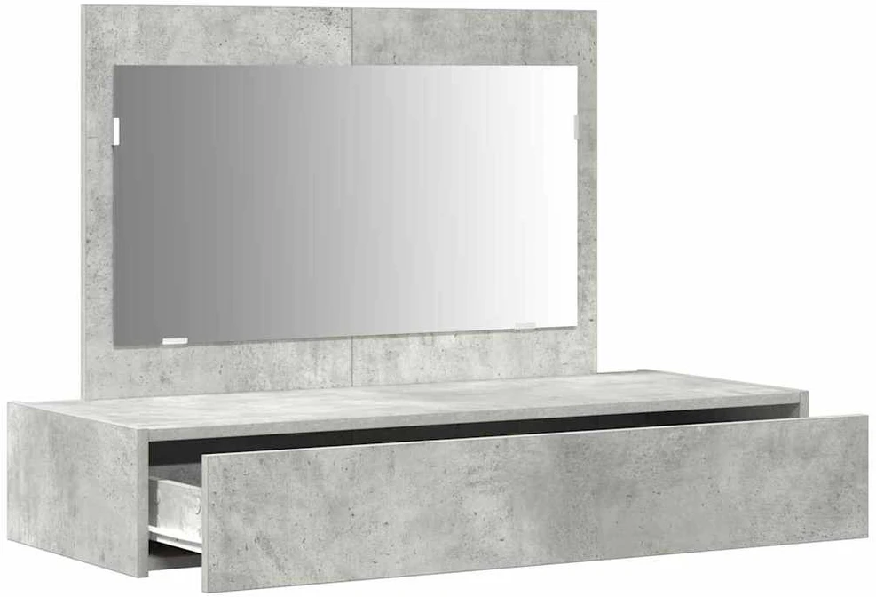 Makiažo stalas Pilka 100 x 40 x 70 cm Apdirbta mediena