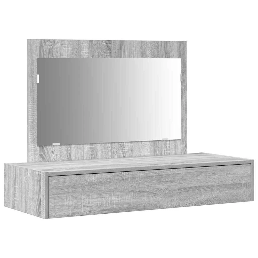 Makiažo stalas Pilka 100 x 40 x 70 cm Apdirbta mediena