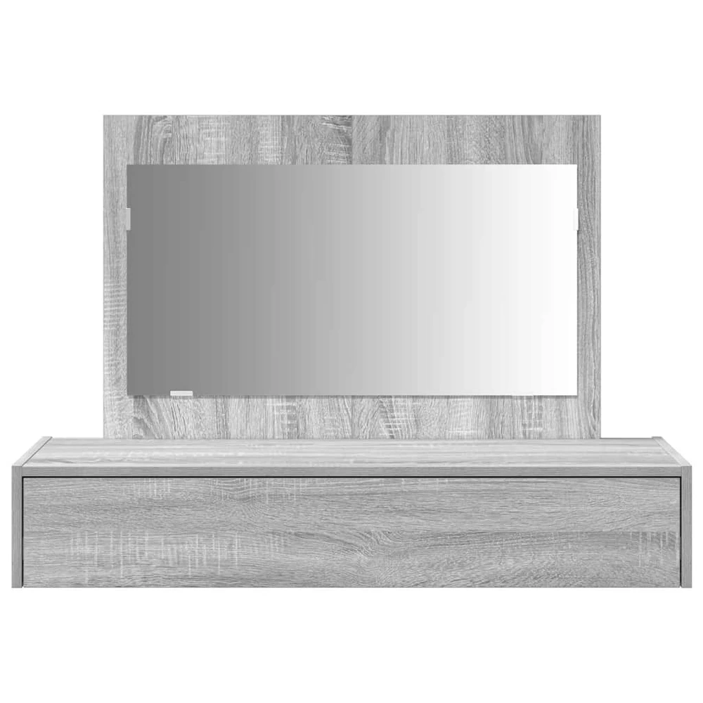 Makiažo stalas Pilka 100 x 40 x 70 cm Apdirbta mediena