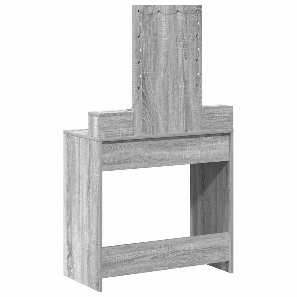 Makiažo stalas Pilka 79 x 41 x 140 cm Apdirbta mediena