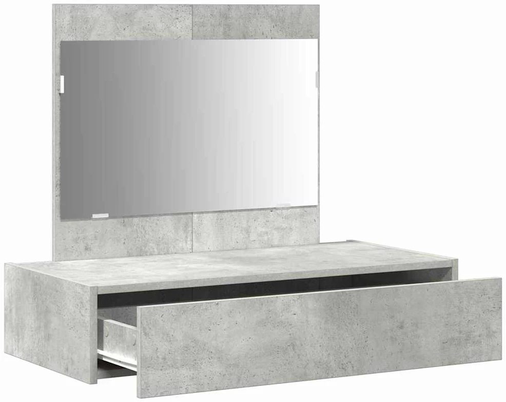 Makiažo stalas Pilka 83 x 40 x 70 cm Apdirbta mediena