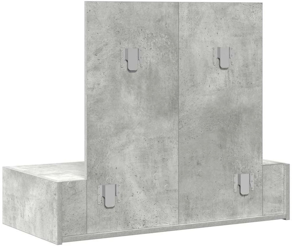 Makiažo stalas Pilka 83 x 40 x 70 cm Apdirbta mediena