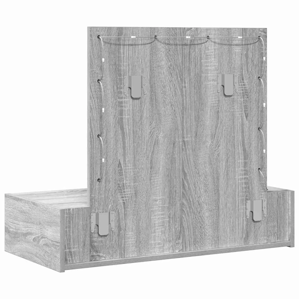 Makiažo stalas Pilka 83 x 40 x 70 cm Apdirbta mediena