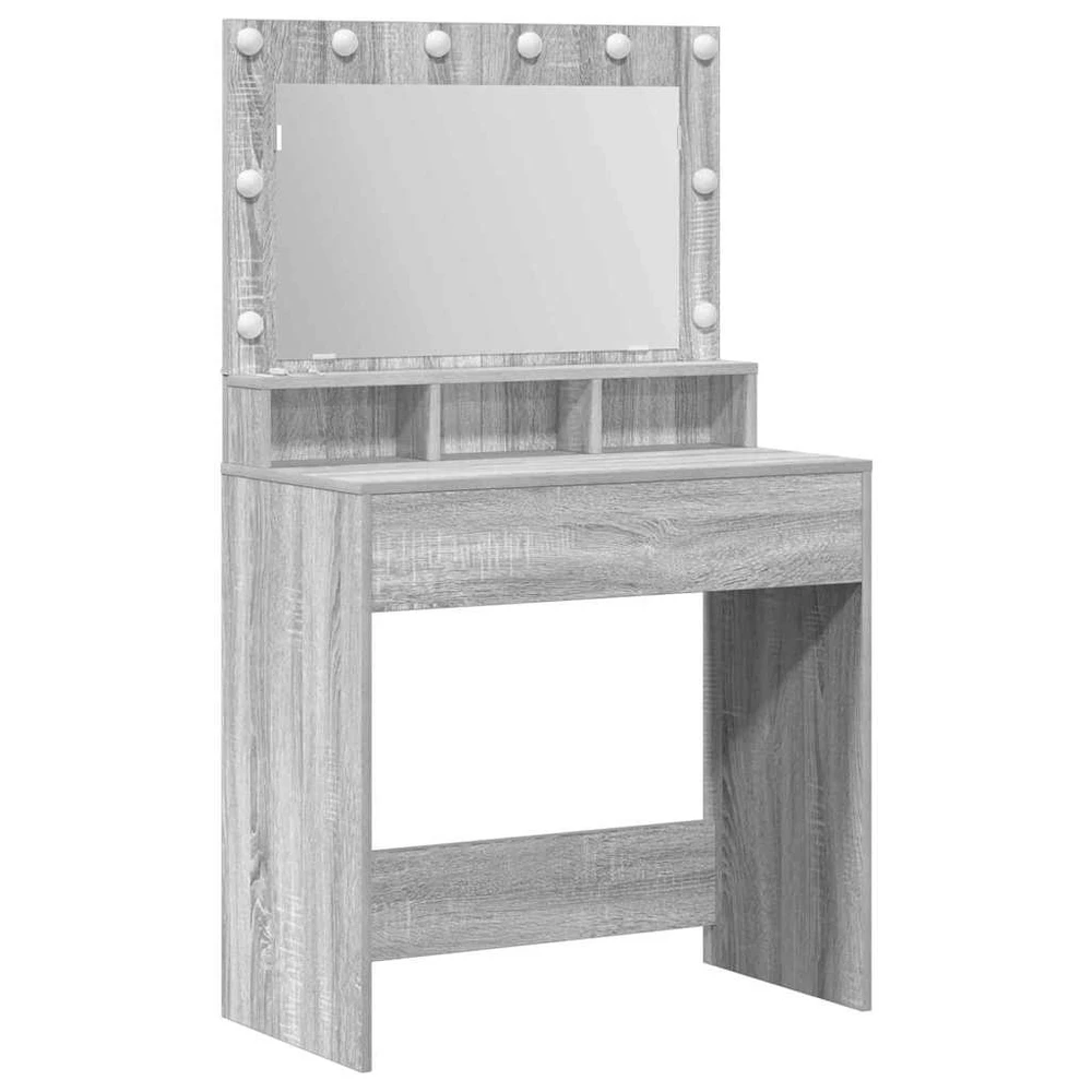 Makiažo stalas Pilkas Sonoma 78,5 x 41 x 135 cm