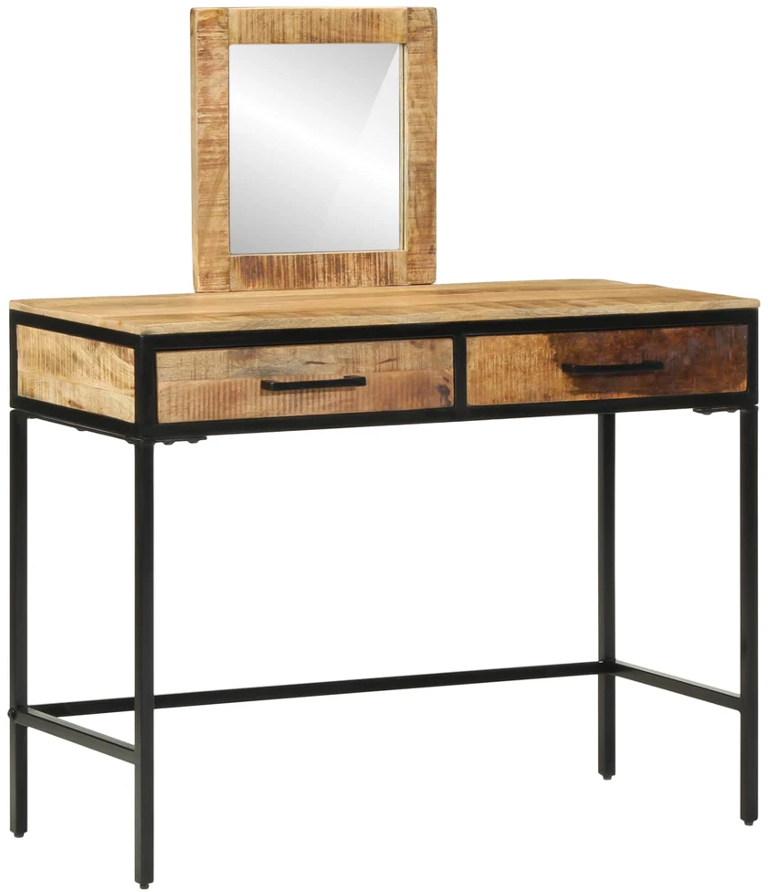 Makiažo stalas Ruda 100 x 40 x 120 cm Mango medienos masyvas