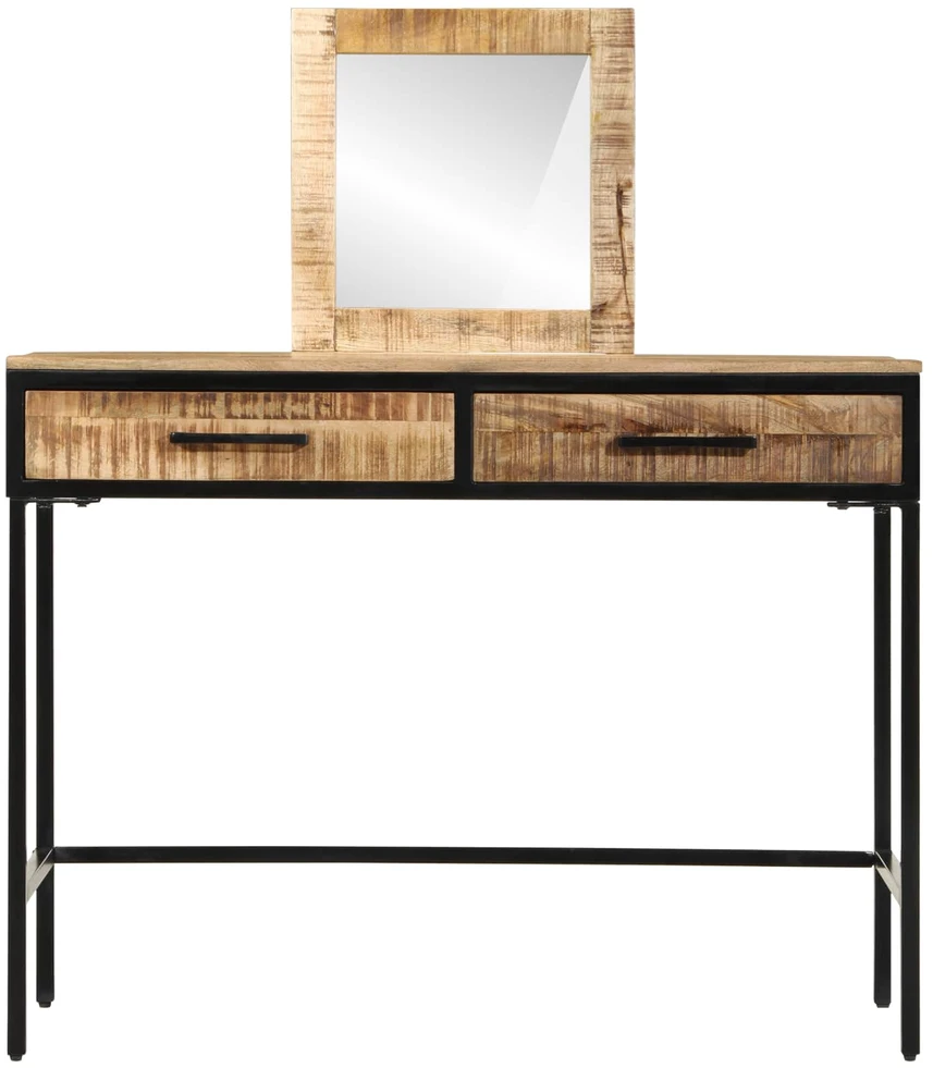 Makiažo stalas Ruda 100 x 40 x 120 cm Mango medienos masyvas