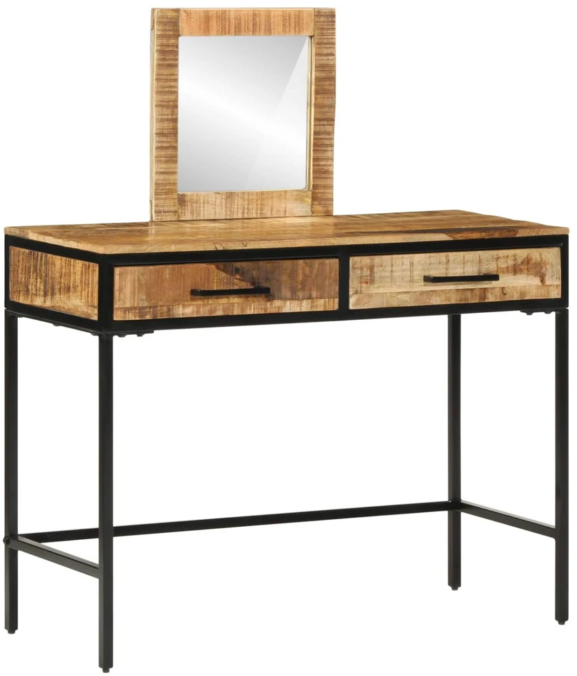 Makiažo stalas Ruda 100 x 40 x 120 cm Mango medienos masyvas