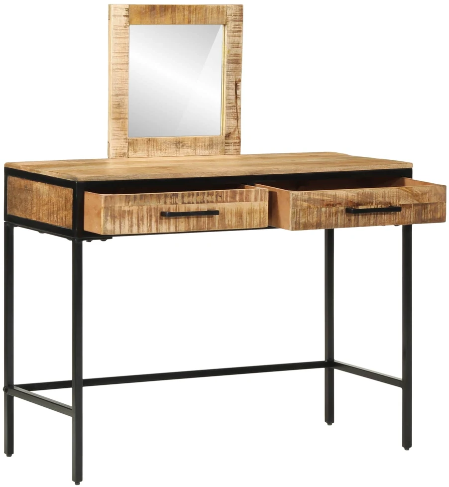 Makiažo stalas Ruda 100 x 40 x 120 cm Mango medienos masyvas