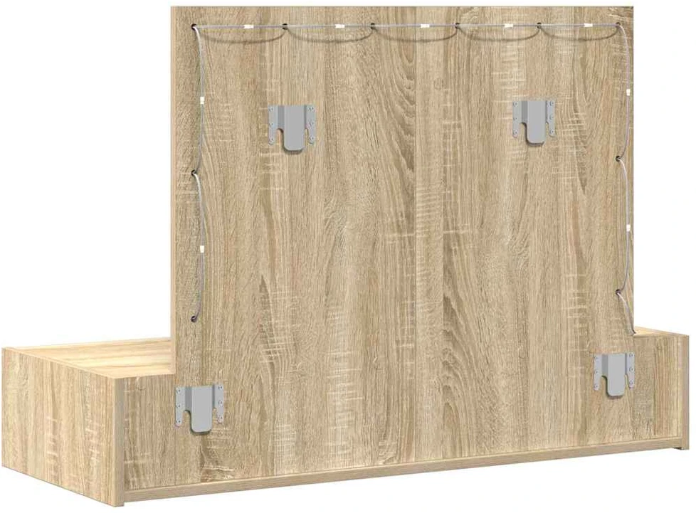 Makiažo stalas Ruda 100 x 40 x 70 cm Apdirbta mediena