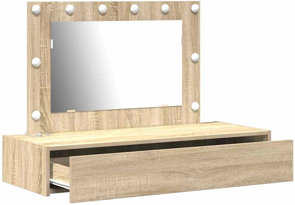 Makiažo stalas Ruda 100 x 40 x 70 cm Apdirbta mediena