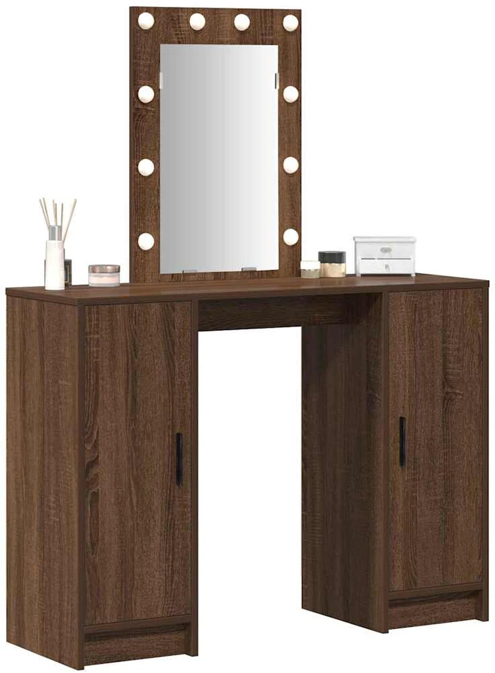 Makiažo stalas Ruda 102 x 33 x 135 cm Apdirbta mediena