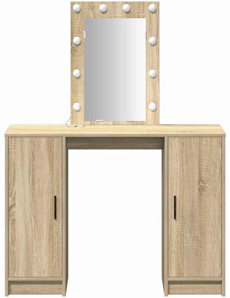 Makiažo stalas Ruda 102 x 33 x 135 cm Apdirbta mediena