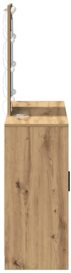 Makiažo stalas Ruda 102 x 33 x 135 cm Apdirbta mediena