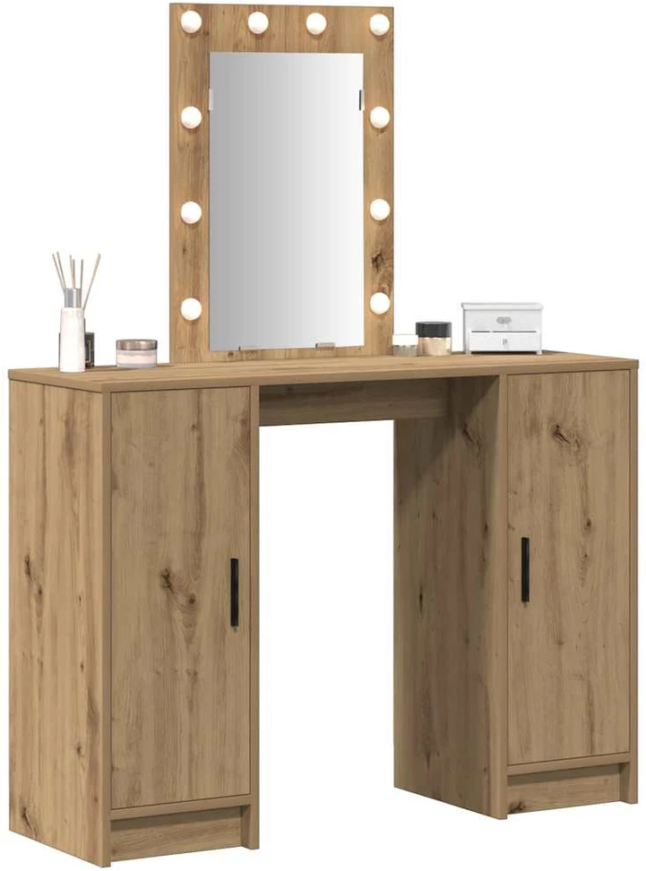 Makiažo stalas Ruda 102 x 33 x 135 cm Apdirbta mediena