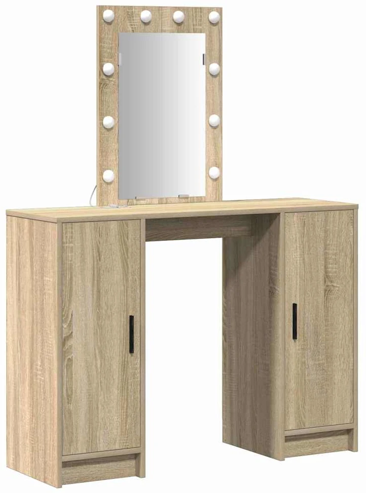Makiažo stalas Ruda 102 x 33 x 135 cm Apdirbta mediena