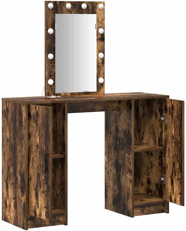 Makiažo stalas Ruda 102 x 33 x 135 cm Apdirbta mediena