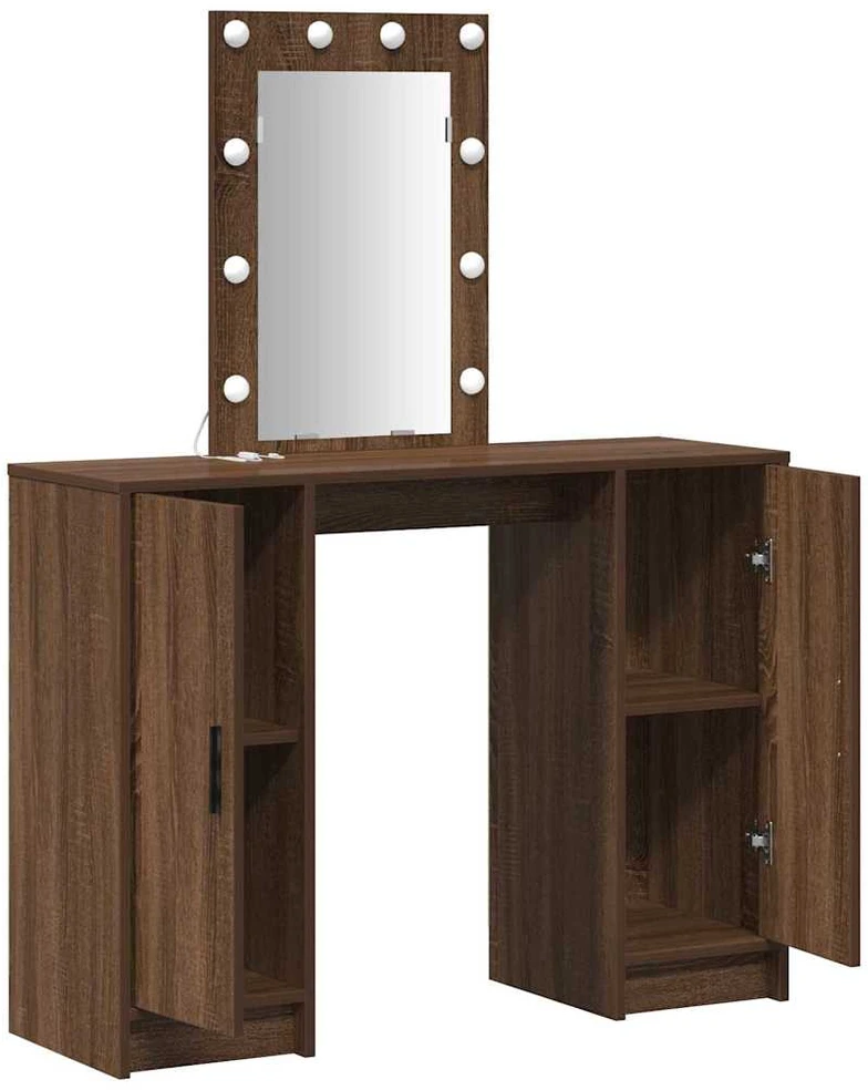 Makiažo stalas Ruda 102 x 33 x 135 cm Apdirbta mediena