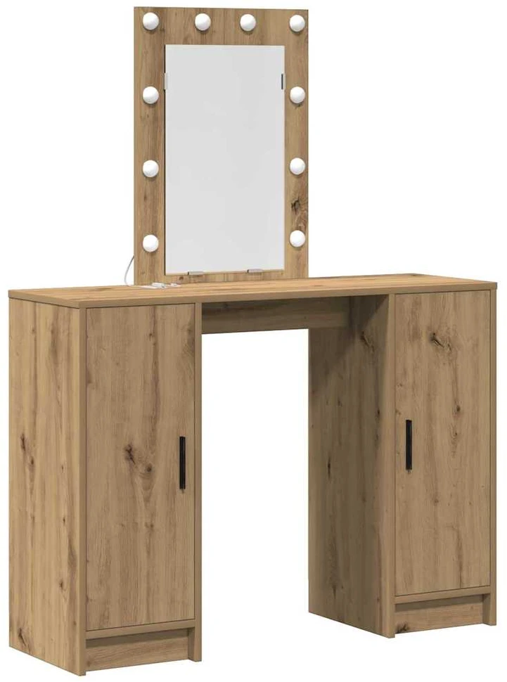 Makiažo stalas Ruda 102 x 33 x 135 cm Apdirbta mediena