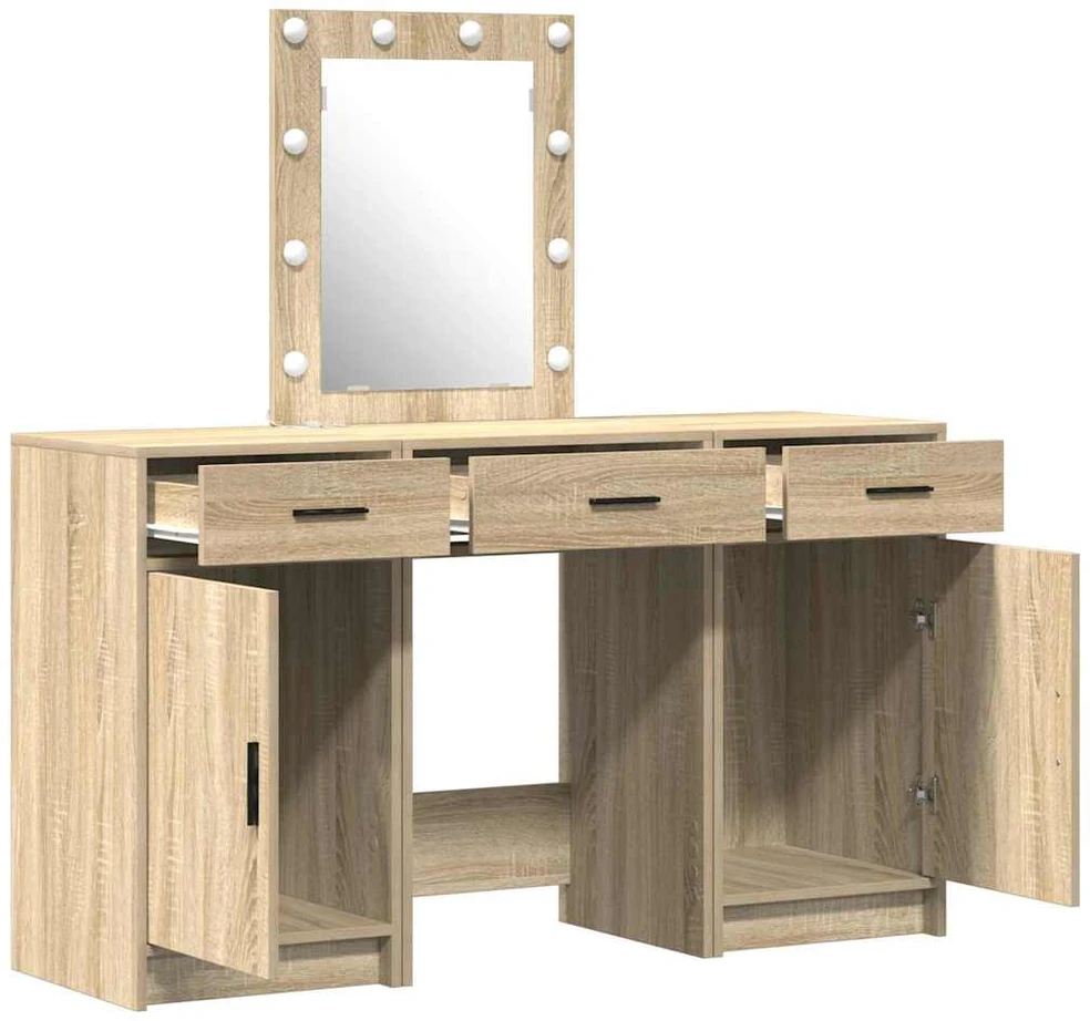Makiažo stalas Ruda 50 x 41 x 135 cm Apdirbta mediena