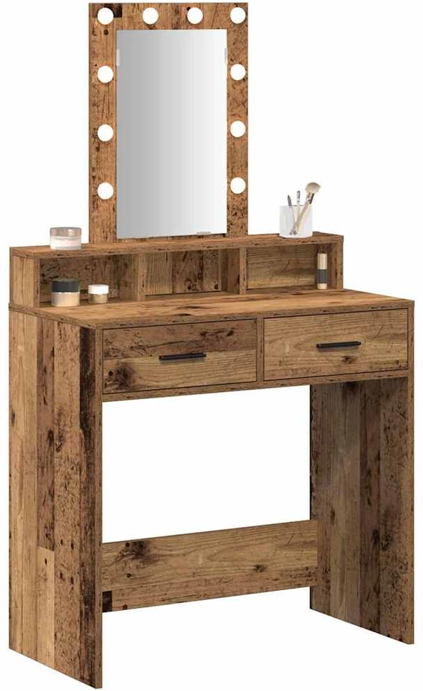 Makiažo stalas Ruda 79 x 41 x 140 cm Apdirbta mediena