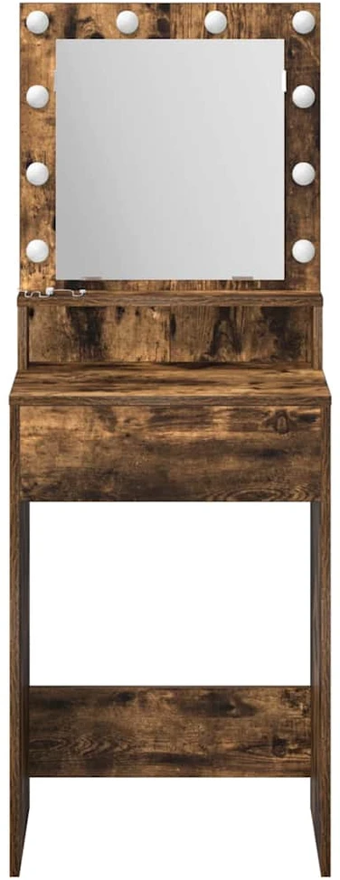 Makiažo stalas Rūkyta ąžuolas 50 x 41 x 135 cm Apdirbta mediena