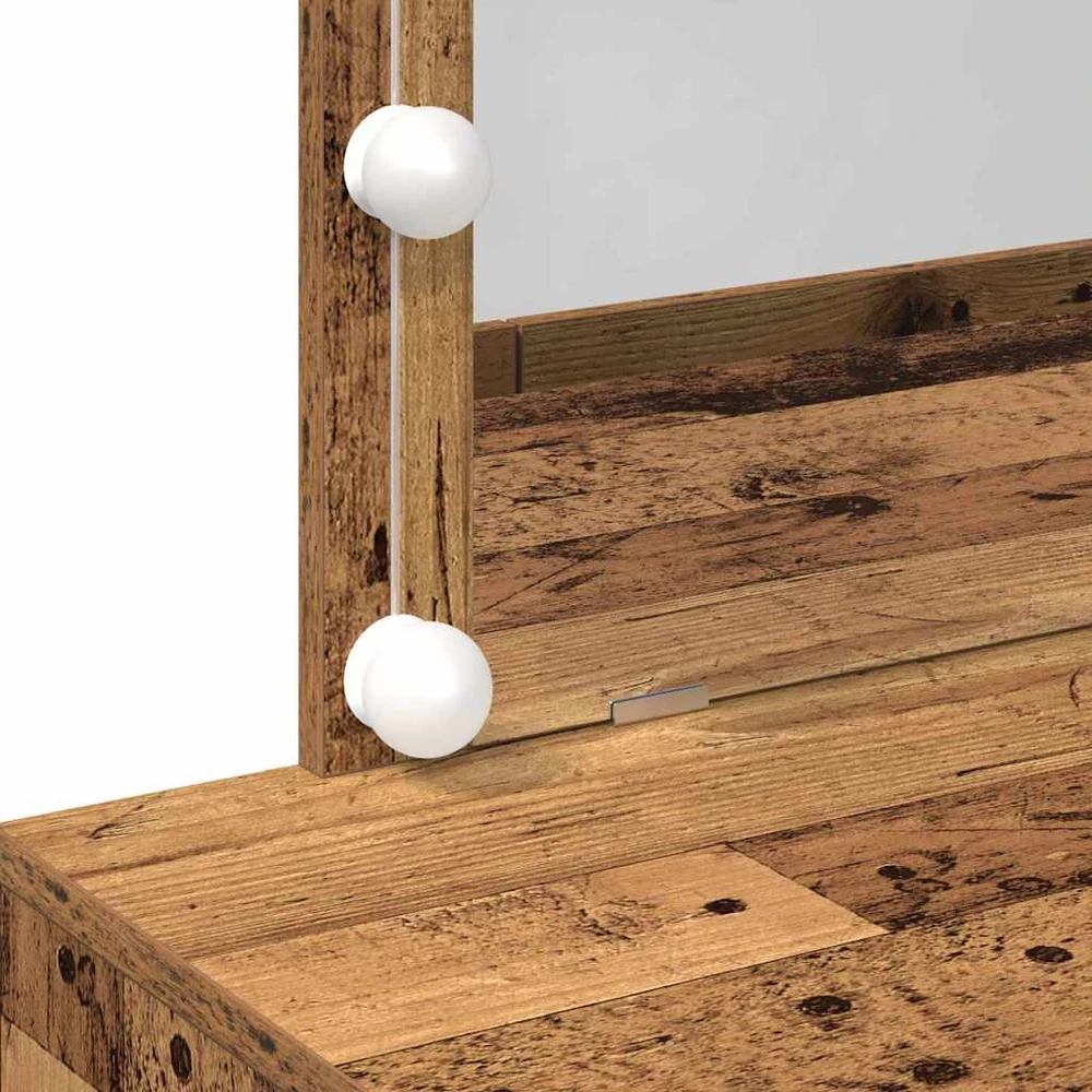 Makiažo stalas Senas medis 100 x 40 x 120 cm Apdirbta mediena