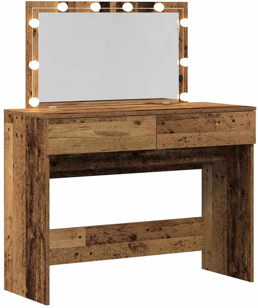 Makiažo stalas Senas medis 100 x 40 x 120 cm Apdirbta mediena