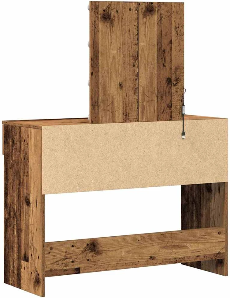 Makiažo stalas Senas medis 100 x 40 x 130 cm Apdirbta mediena