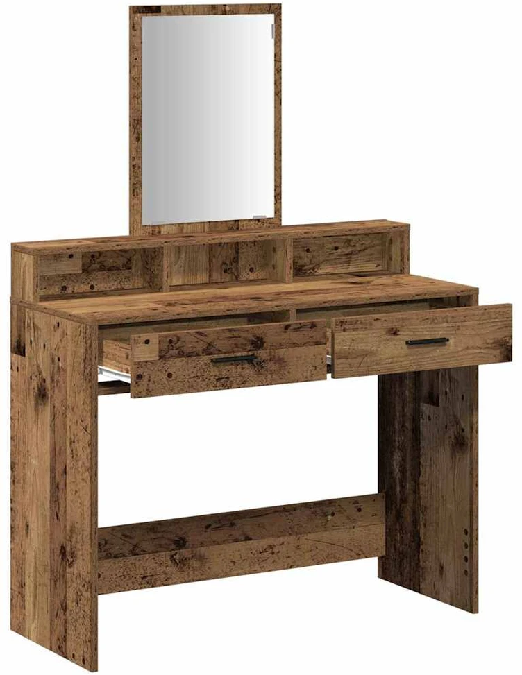 Makiažo stalas Senas medis 100 x 41 x 140 cm Apdirbta mediena