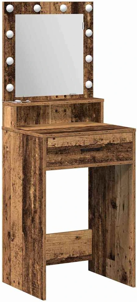 Makiažo stalas Senas medis 50 x 41 x 135 cm Apdirbta mediena