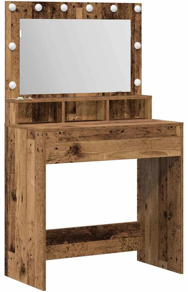 Makiažo stalas Senas medis 75,5 x 41 x 135 cm Apdirbta mediena