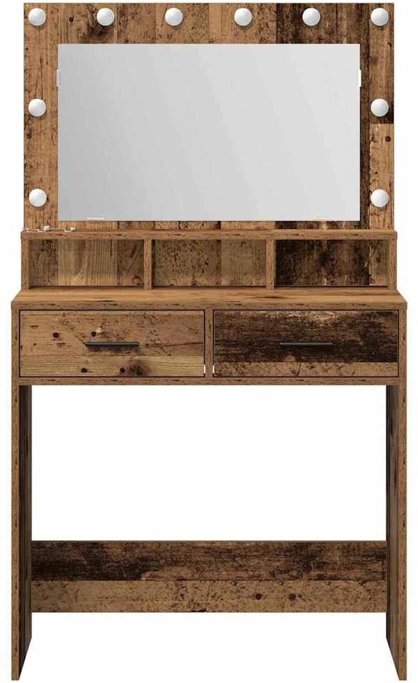 Makiažo stalas Senas medis 79 x 41 x 135 cm Apdirbta mediena