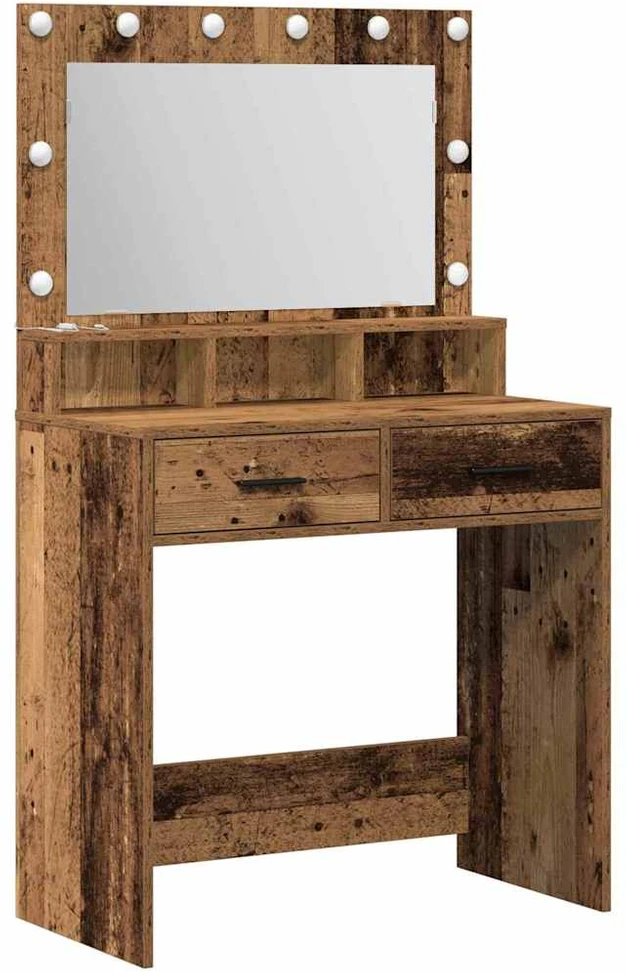 Makiažo stalas Senas medis 79 x 41 x 135 cm Apdirbta mediena